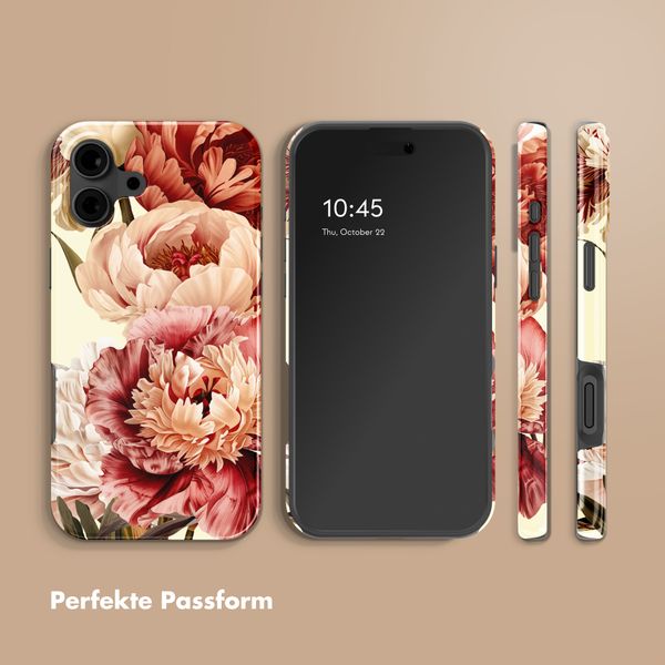 Selencia Vivid Back Cover Apple iPhone 16 - Vintage Peony