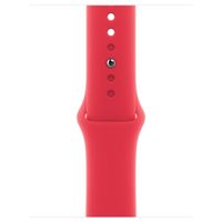 Apple Sport Band für Apple Watch Series 1 bis 9 / SE (38/40/41 mm) | Series 10 (42 mm) - Größe S/M - Red