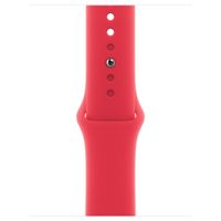 Apple Sport Band für Apple Watch Series 1 bis 9 / SE (38/40/41 mm) | Series 10 (42 mm) - Größe S/M - Red