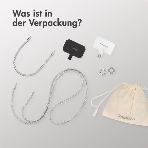 imoshion Glitzer Handyketten Set - Silber