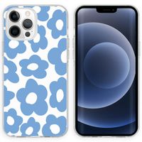 imoshion Design Hülle für das iPhone 13 Pro - Retro Blue Flowers