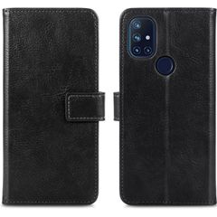 imoshion Luxuriöse Klapphülle OnePlus Nord N10 5G - Schwarz