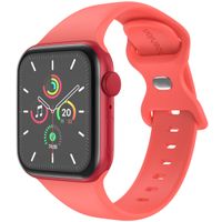 imoshion Silikonband⁺ für die Apple Watch Series 1 bis 9 / SE (38/40/41 mm) | Series 10 (42 mm) - Coral - Größe S/M