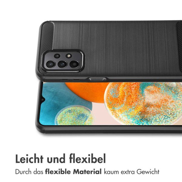 imoshion Brushed Back Cover für das Samsung Galaxy A23 (5G) - Schwarz