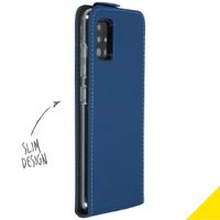 Accezz Flip Case Blau für das Samsung Galaxy A51