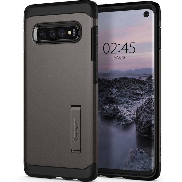 Spigen Tough Armor™ Case Grau für das Samsung Galaxy S10