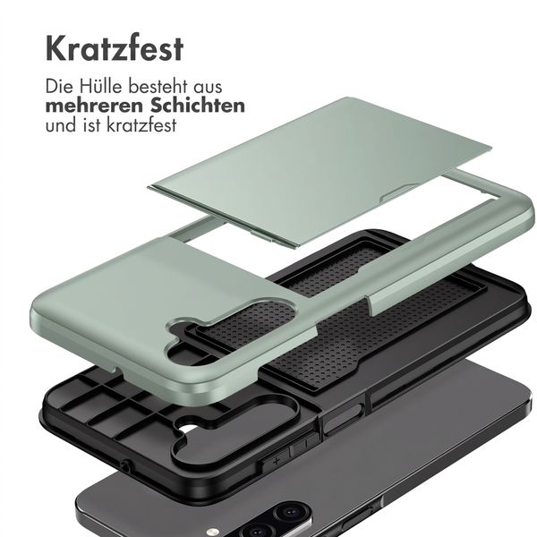 imoshion Backcover mit Kartenfach Samsung Galaxy A18 (4G) - Dunkelgrün