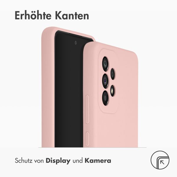 Accezz Liquid Silikoncase Samsung Galaxy A53 - Rosa