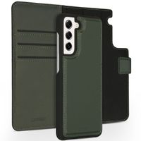 Accezz Premium Leather 2 in 1 Wallet Bookcase Samsung Galaxy S21 FE - Grün