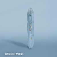 Selencia Puffy Laptop Hülle 15-16 Zoll - Laptop Sleeve - Slate Blue