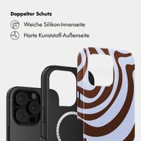 Selencia Vivid Rückabdeckung mit MagSafe Apple iPhone 16 Pro - Dream Swirl Chocolate