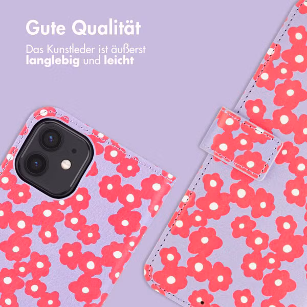 imoshion Design Klapphülle Apple iPhone 11 - Dusty Rose Blossoms