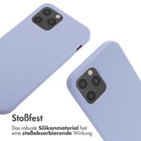 imoshion SilikonHülle mit Band Apple iPhone 12 (Pro) - Violett