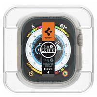 Spigen EZ FIT Glas.tR Displayschutzfolie mit Applikator für die Apple Watch Ultra (2) - 49 mm - Transparent