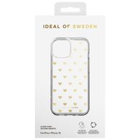 iDeal of Sweden Clear Case für das iPhone 15 - Golden Hearts