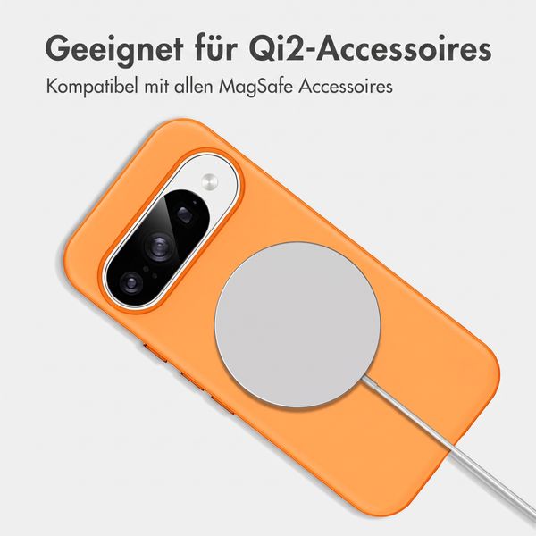 imoshion Color Backcover mit Thin MagSafe Ring Google Pixel 9 / 9 Pro - Orange