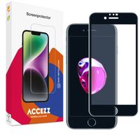 Accezz Full Cover Screen Protector aus gehärtetem Glas Apple iPhone SE (2022 / 2020)
