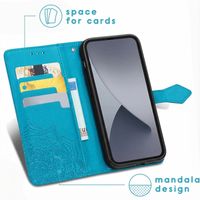 imoshion Mandala Klapphülle Apple iPhone 13 Pro - Türkis