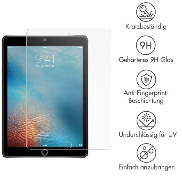 imoshion Displayschutz aus gehärtetem Glas Apple iPad 6 (2018) 9.7 Zoll / iPad 5 (2017) 9.7 Zoll / Air 2 (2014)/Air 1 (2013)