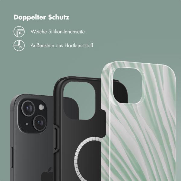 Selencia Vivid Rückabdeckung mit MagSafe Apple iPhone 15 - Nature Grayed Jade