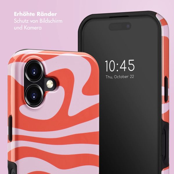 Selencia Vivid Rückabdeckung mit MagSafe iPhone 16 - Dream Swirl Pink