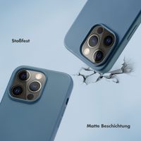 Selencia Back Cover mit luxuriöser Handschlaufe für das iPhone 14 Pro - Blau