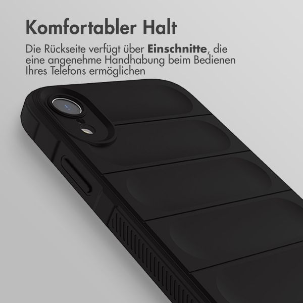 imoshion EasyGrip Back Cover für das iPhone Xr - Schwarz