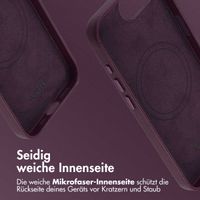 Accezz MagSafe Leather Backcover Apple iPhone 16e - Heath Purple