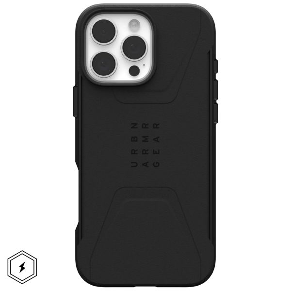 UAG Civilian Backcover MagSafe für das iPhone 16 Pro Max - Black