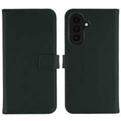 Selencia Echtleder Klapphülle Samsung Galaxy A27 (5G) - Grün