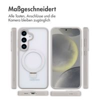 Accezz Ring Stand Backcover mit MagSafe Samsung Galaxy S25 - Grau