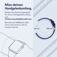 Accezz Mattes Titanstahlarmband -   Garmin 26 mm Anschluss - Titanium