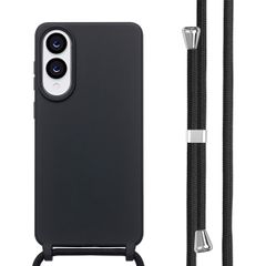 imoshion SilikonHülle mit Band Samsung Galaxy S25 Edge - Schwarz