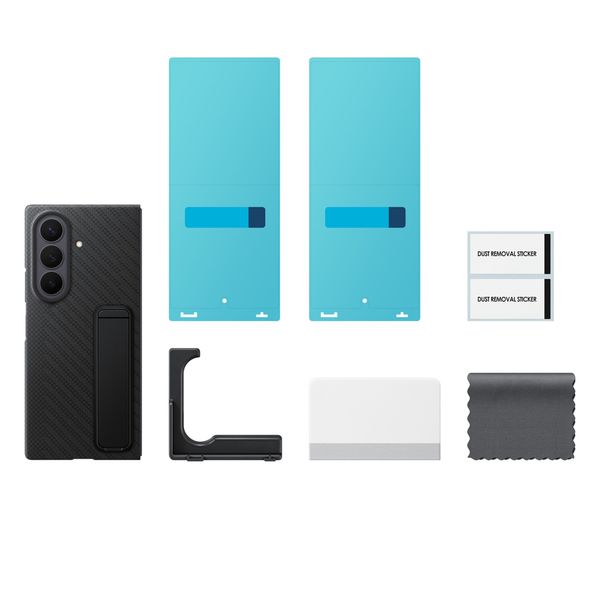 Samsung Carbon Standing Case Samsung Galaxy Z Fold 8 Ultra - Black