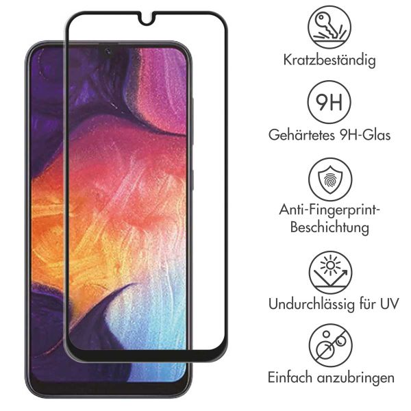 Accezz Full Cover Screen Protector aus gehärtetem Glas für das Samsung Galaxy A50 / A30s / M31