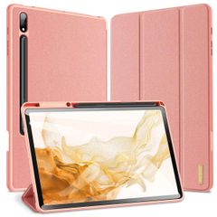 Dux Ducis Domo Klapphülle für das Samsung Galaxy Tab S8 Plus / S7 Plus - Rosa