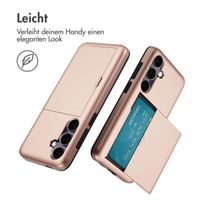 imoshion Backcover mit Kartenfach Samsung Galaxy S24 FE - Rosé gold