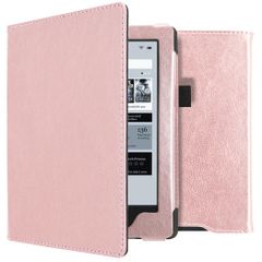 imoshion Vegan Leather Klapphülle Kobo Aura H2O - Rosé gold