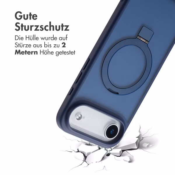 Accezz Ring Stand Backcover mit MagSafe Apple iPhone Air - Blau