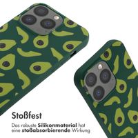 imoshion Silikonhülle design mit Band für das iPhone 13 Pro - Avocado Green