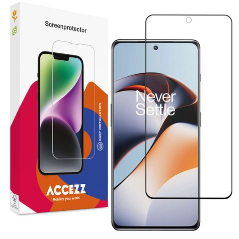 Accezz Full Cover Screen Protector aus gehärtetem Glas OnePlus 12R