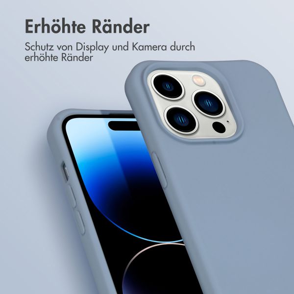 imoshion Color Backcover mit abtrennbarem Band Apple iPhone 14 Pro - Ash Blue