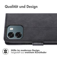 imoshion Luxuriöse Klapphülle Oppo A6 (5G) - Schwarz