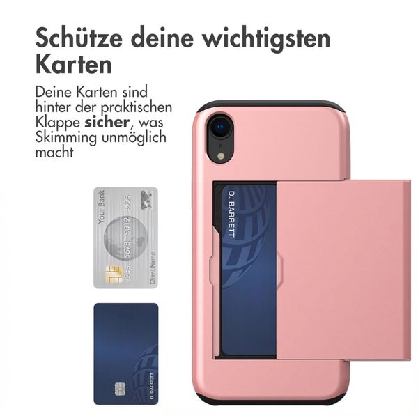 imoshion Backcover mit Kartenfach Apple iPhone Xr - Rosé gold