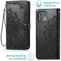 imoshion Mandala Klapphülle Motorola Moto Edge 20 Lite - Schwarz