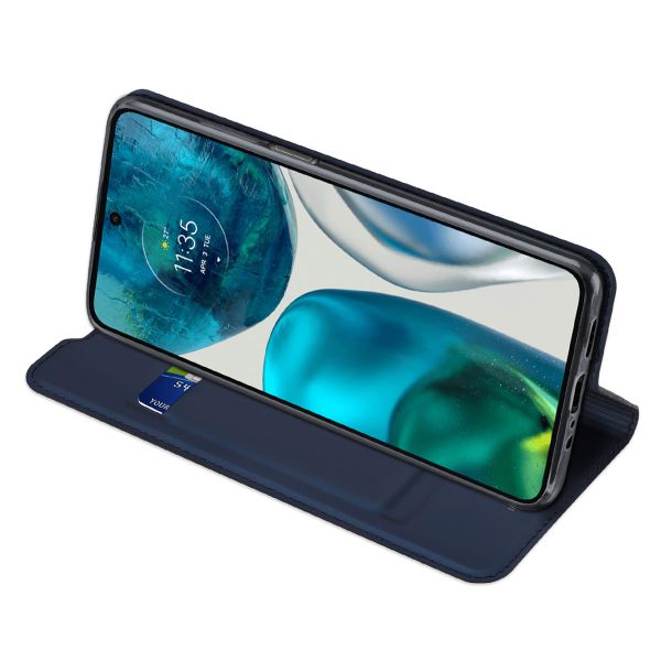 Dux Ducis Slim TPU Klapphülle für das Motorola Moto G52 / G82 - Blau