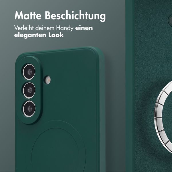 imoshion Color Back Cover mit MagSafe Samsung Galaxy A57 (5G) - Dunkelgrün