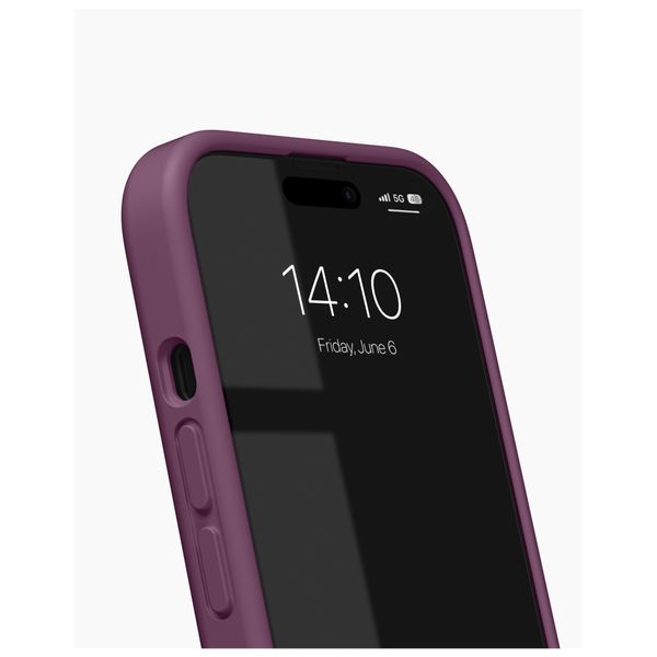 iDeal of Sweden Soft Swirl Silicone MagSafe Hülle Apple iPhone 17e / 16e / 15 / 14 / 13 - Velvet Plum