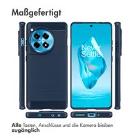 imoshion Brushed Back Cover OnePlus 12R - Dunkelblau