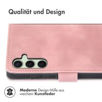 imoshion Klapphülle mit Kordel für das Samsung Galaxy S25 - Rosa